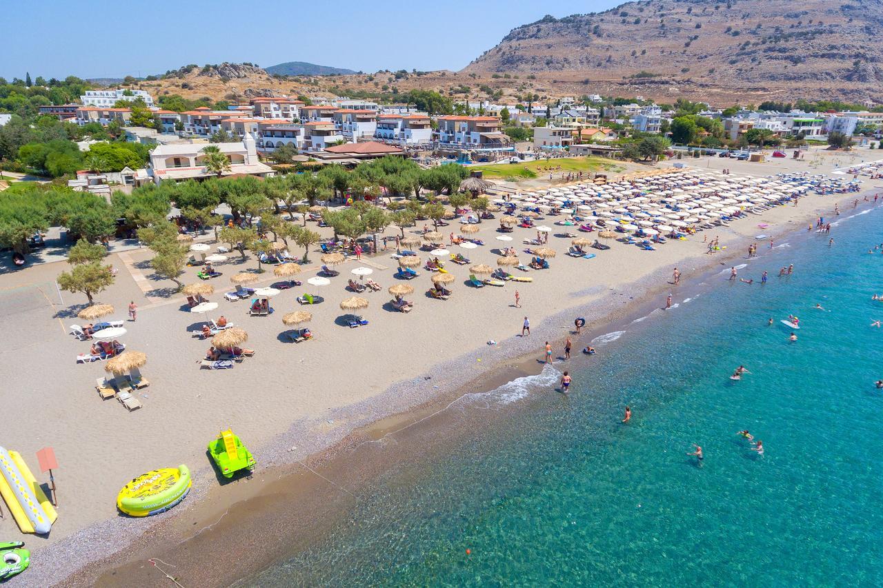 Sun Beach Lindos Lardos Bagian luar foto